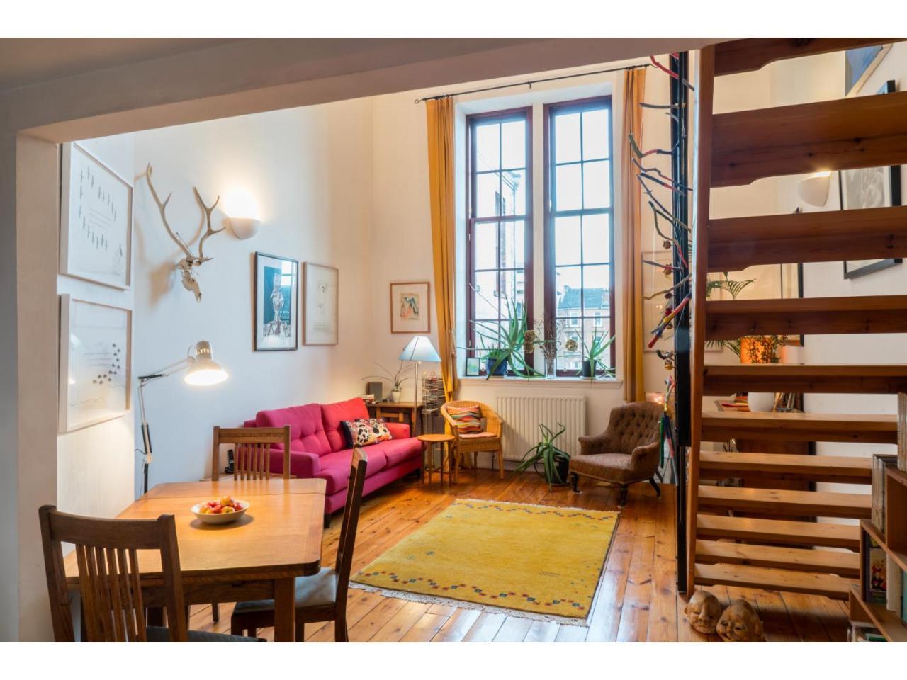 Beautifully Kept Mezzanine Flat ★School Of Art★ Apartment Glasgow Luaran gambar